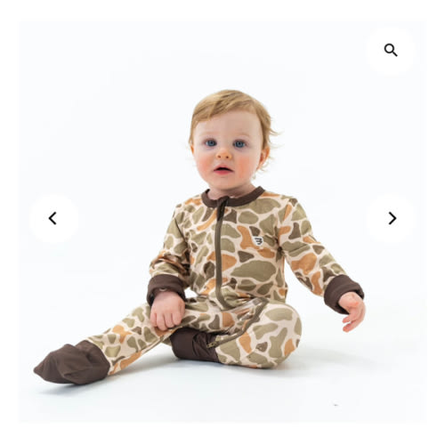 Baby Zip Up - Venado Camo – BURLEBO