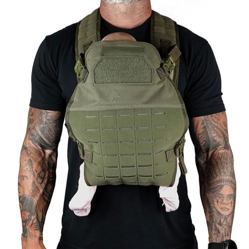 Wolf Tactical Baby and Toddler Carrier - Military Style Dad Carrier for Infants, Adjustable Straps