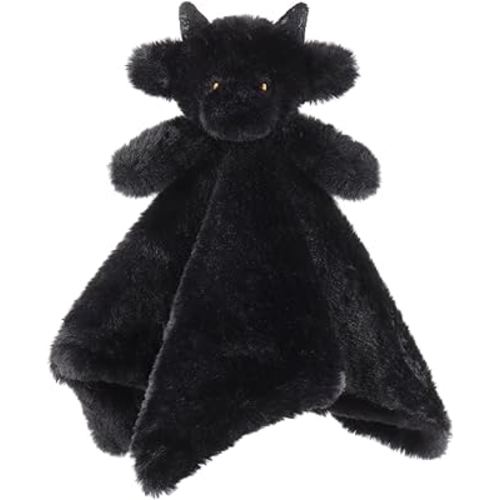 Apricot Lamb Black Dragon Soft Loveys for Babies, Security Blanket for Baby Boy and Girl, 13.8 Inches for Infant and Toddlers