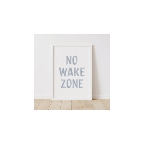 No Wake Zone Beach Nursery Decor | Zazzle