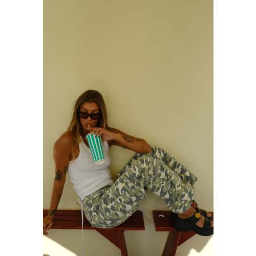 Baggy jean - camo star