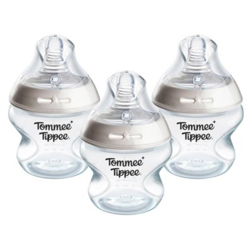 Tommee Tippee Natural Start Slow-Flow Breast-Like Nipple Anti-Colic Baby Bottle - 5oz/3pk