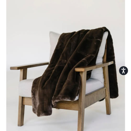 Lush Espresso Plush Blanket | Minky Couture