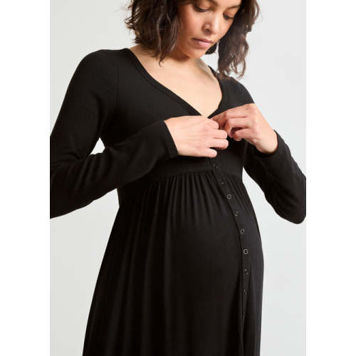 The Softest Rib Nursing Dress