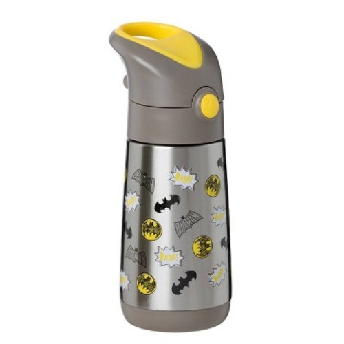 Batman by b.box 12oz Insulated Drink Bottle with Straw for Kids': Leakproof Portable Water Bottle, BPA-Free