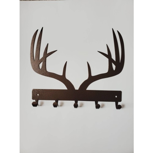 Deer antler keychain/leash/belt holder