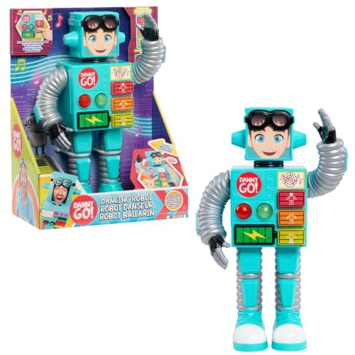 Danny Go! Dancing Robot, Interactive Dancing Toy Programmable Dance Moves | 2 Dance Modes, Batteries Included, Holiday Stocking Stuffers, Gifts, Presents, Ages 3 years and up