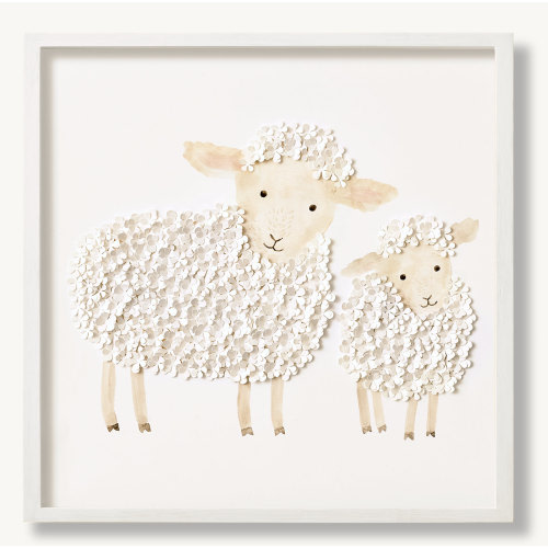 Cut Paper Animal Family Art - Sheep | RH Baby & Child