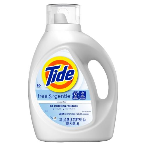 Tide Laundry Detergent Free & Gentle HE Liquid Laundry Soap