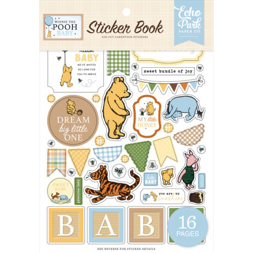 Winnie The Pooh Baby Sticker Book - Echo Park Paper Co