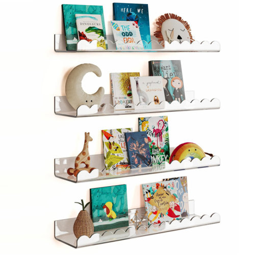 Isabelle & Max™ 15.7 Inches Acrylic Book Shelf for Kids Room, Nursery Book Shelves | Wayfair