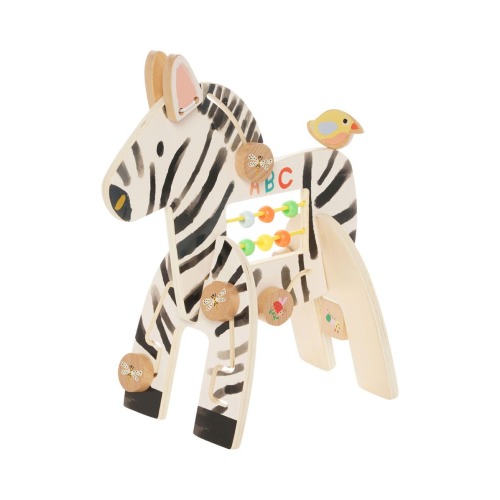 Safari Zebra Wooden Activity Toy