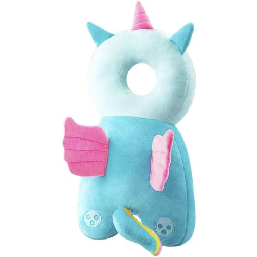 Baby Head Protection Backpack - Soft & Comfortable, Cute Cartoon Design (Q77-Angel)