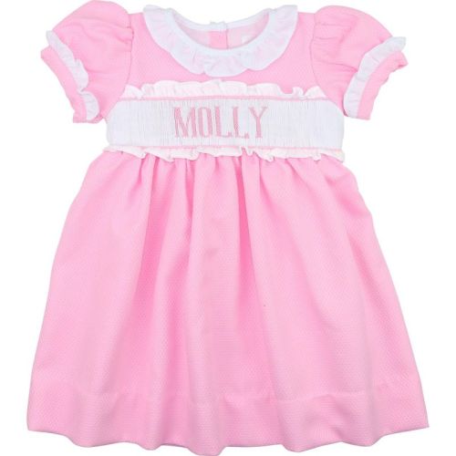 Pink Custom Smocked Dress