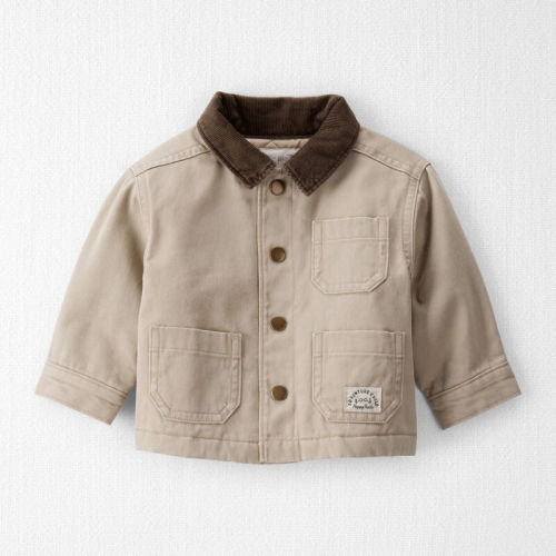 Winter Khaki Baby Organic Cotton Western Barn Jacket | Carter’s Oshkosh Canada