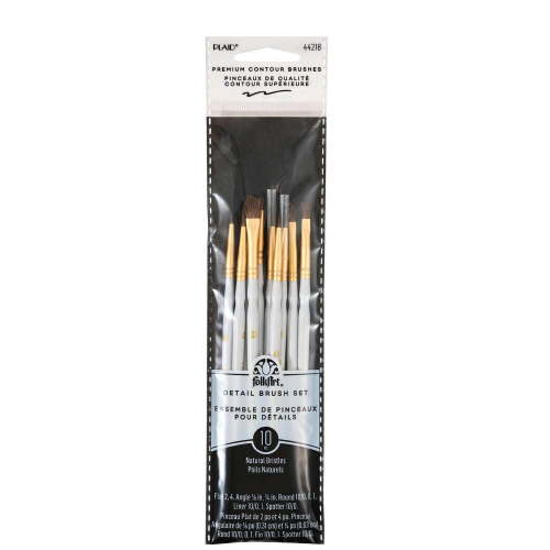 FolkArt 10 Piece Detail Paint Brush Set - Walmart.ca