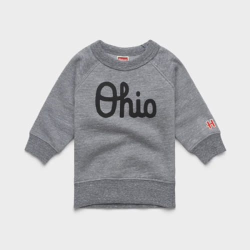 Baby Script Ohio Crewneck | Ohio State Baby Sweatshirt – HOMAGE