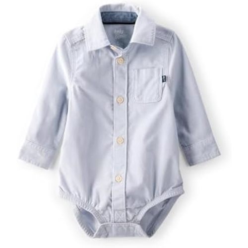 OSHKOSH B'GOSH baby-boys Buttonfront Bodysuit