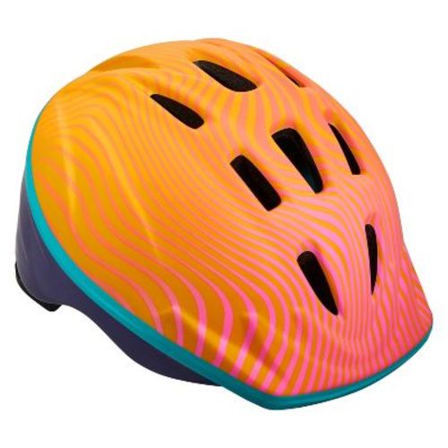 Schwinn Classic Waves Toddler Helmet - Orange/Pink