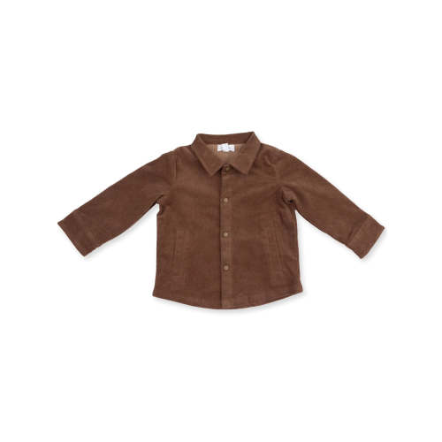 Corduroy Shacket, Beaver Fur