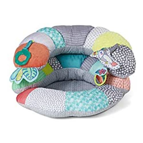 Amazon.com: Infantino 2-in-1 Tummy Time & Seated Support - for Newborns and Older Babies, with Detachable Support Pillow and Toys, for Development of Strong Head and Neck Muscles : Baby