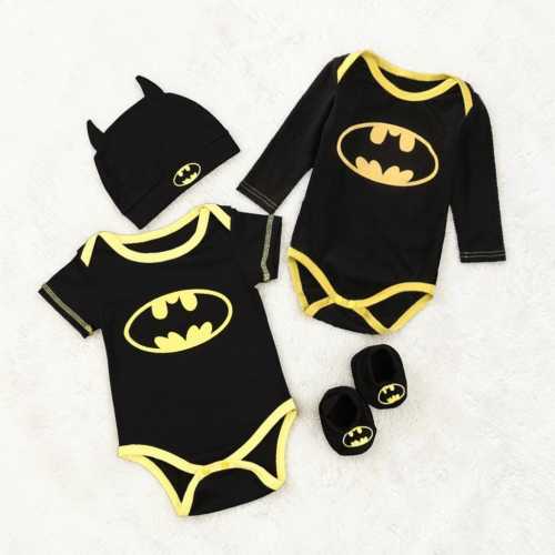 Cotton Baby Bat costume Outfit,  Cotton Newborn romper, Superhero costume for baby, Soft Infant Hero Costume, Outfit cosplay baby booties