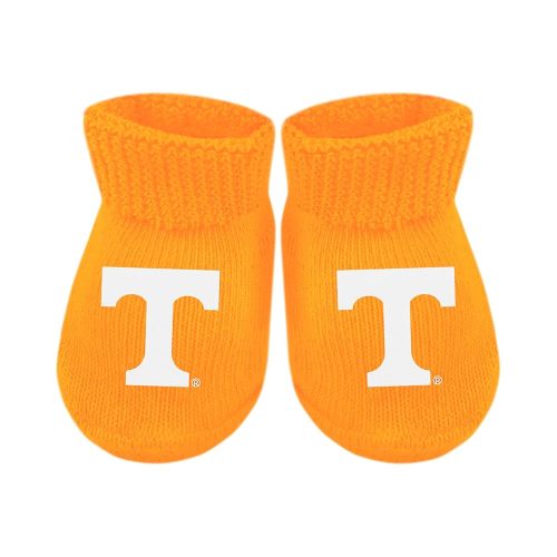Creative Knitwear College Baby Bootie Sock - Team Logo, Multiple Colors, for Boys & Girls (Newborn - 6 Months)