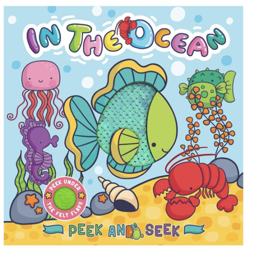 Little Hippo Books Peek and Seek In the Ocean Children's Books Ages 1-3 | Touch and Feel Books for Toddlers 1-3 & Baby Books | Best Kid's Books and ... Children's Books and Sensory Books