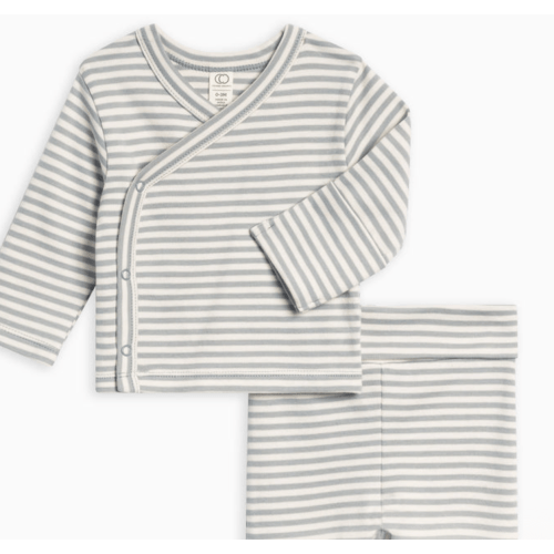 Riley 2 Piece Kimono Wrap Top and Pant Set