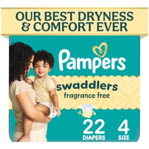 Pampers Diapers, Size 4 - 22 Count