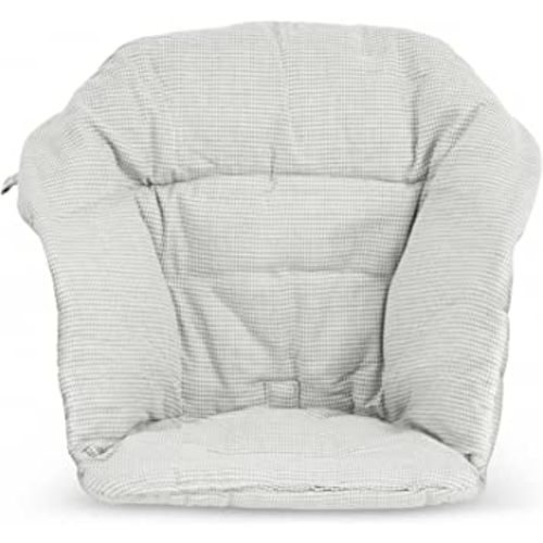 Stokke Clikk Cushion, Nordic Grey - Compatible with Stokke Clikk High Chair - Provides Support for Babies - Made with Organic Cotton - Reversible & Machine Washable - Best for Ages 6-36 Months