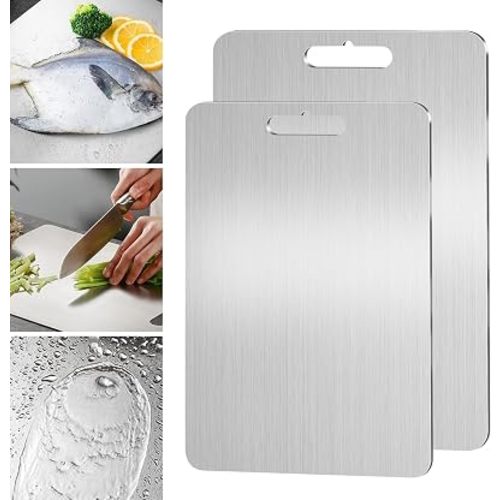 Titanium Cutting Board, 2 Pack Titanium Cutting Boards For Kitchen