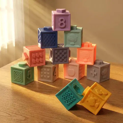 Montessori Squeaky Block Set