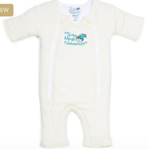 Cream Baby Merlin’s Magic Sleepsuit | Soft 100% Cotton Infant Sleepsuit