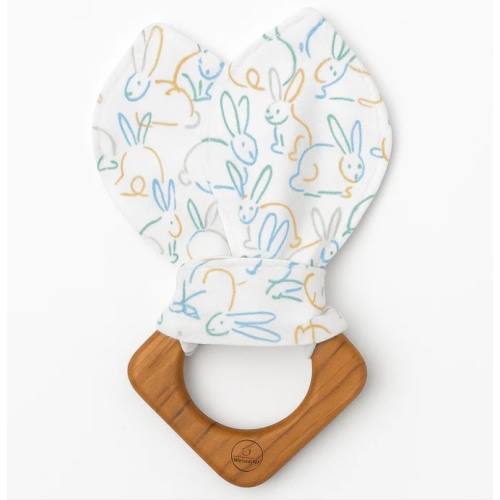 Baby Teething Ears - Bunnies | 100% Organic - Finn + Emma