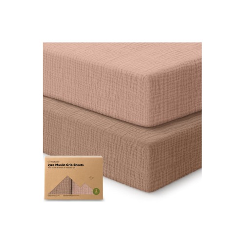 2-Pack Lyra Muslin Crib Sheets
