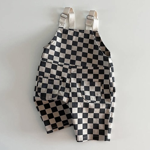 Baby & Kids Check Overalls