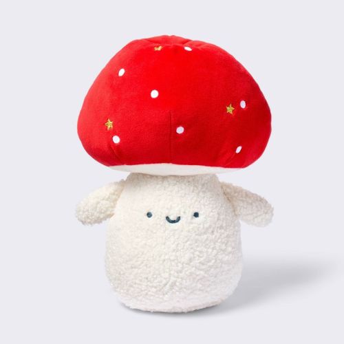 Mushroom Christmas Soft Plush Figural Baby Toy - Cloud Island™