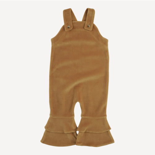 anne jumpsuit | dijon | organic cotton velour