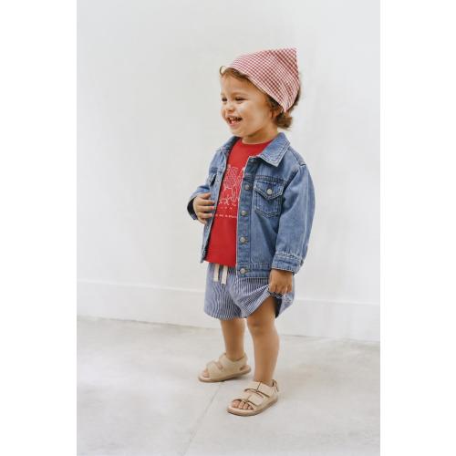 STRIPED SHORTS - Bluish | ZARA United States