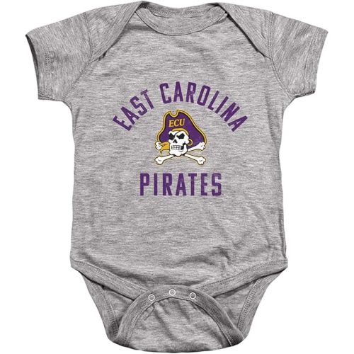 East Carolina University Official Pirates Logo Unisex Infant Snap Suit for Baby