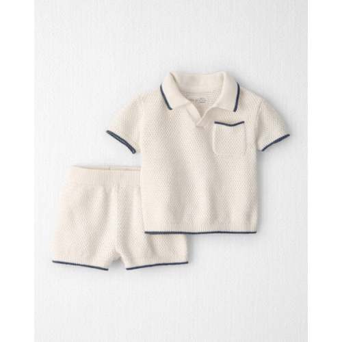 Baby Boy 2-Piece Organic Cotton Knit Top & Short Set - Little Planet | Carter's