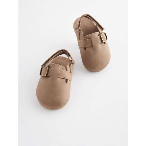 Neutral Touch Fastening Baby Clogs (0-2mths)