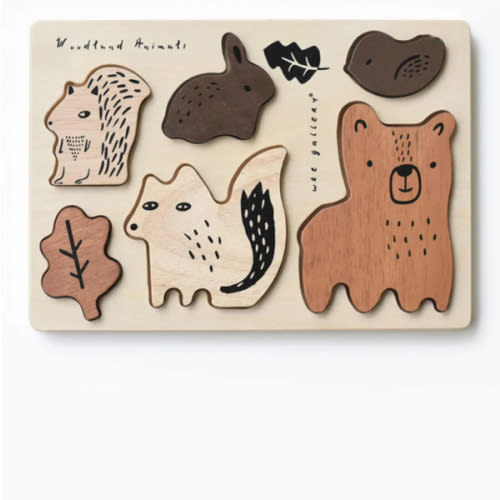 Woodland Wooden Tray Puzzle