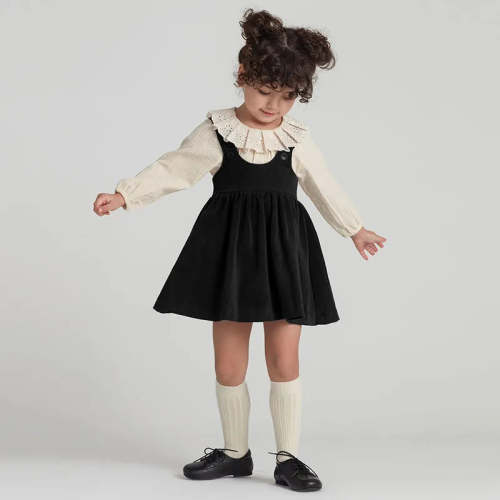 Girls Retro Corduroy Dress – Peachy Bloomers