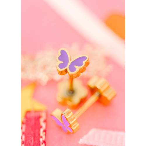 Tiny Purple Butterfly