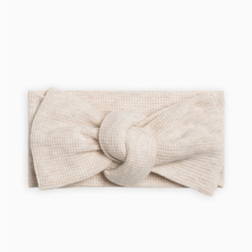 Colored Organics Waffle Bow Wrap (Heather Oat)