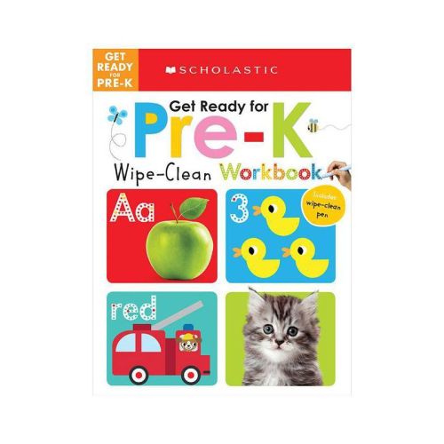 Get Ready for PreK WipeClean Workbooks - by Scholastic (Paperback)