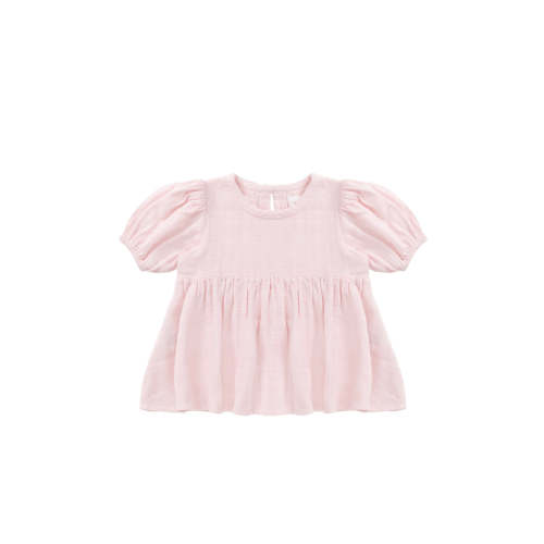 Organic Cotton Muslin Elodie Top - Poppy – Jamie Kay USA