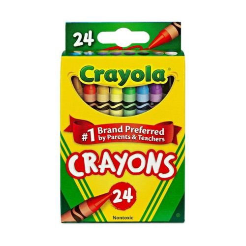 Crayola 24ct Crayons, Elementary School Supplies for Kids, Art Classroom Must Haves for Teachers, Coloring Gift Ages 3+